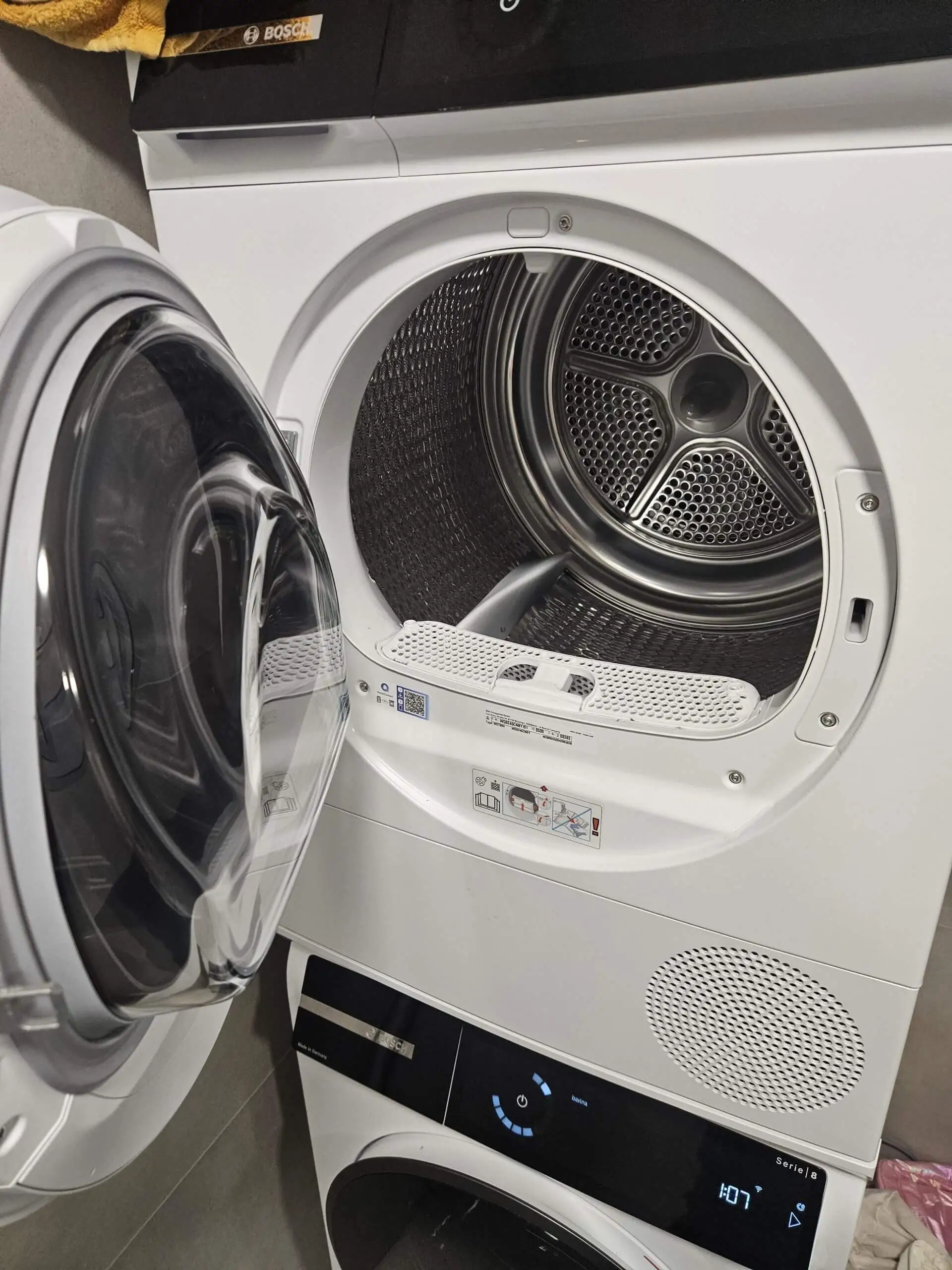 Otočení dveří od sušičky